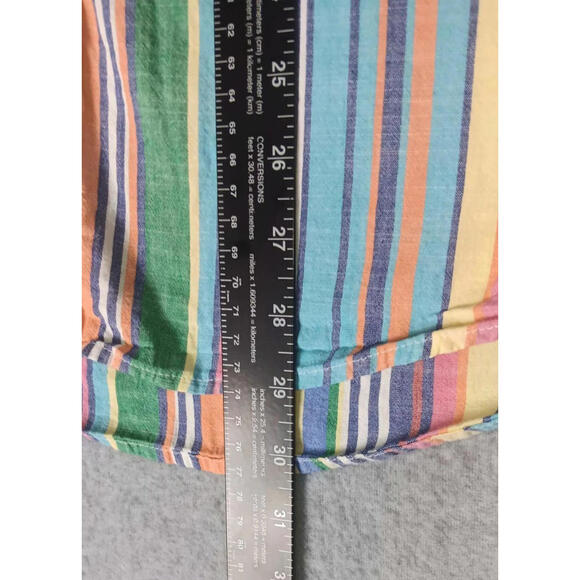 Vintage U.S. Polo Assn Button Up Shirt Mens Size 2XL Multicolored Stripes Collar - Picture 8 of 10